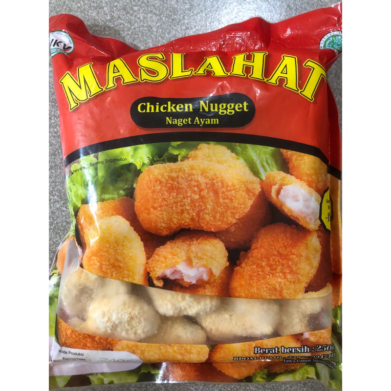 

MASLAHAT NUGGT AYAM SUPER 250GR PROMO