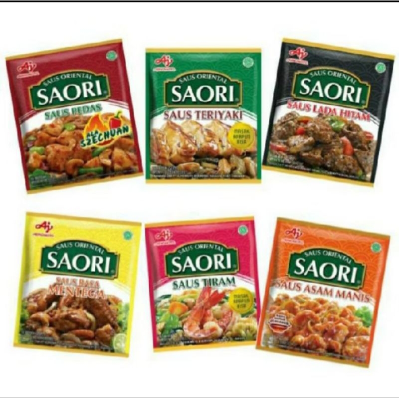 

saori saus oriental saschet varian rasa