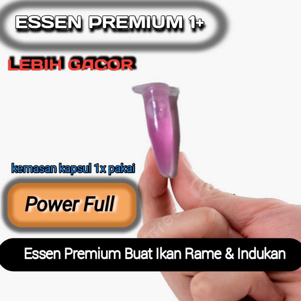 Essen oplosan Premium 1+ Kemasan Kapsul Sekali Pakai dapat 5pcs Campuran Umpan Pancing Ikan Rame Dan