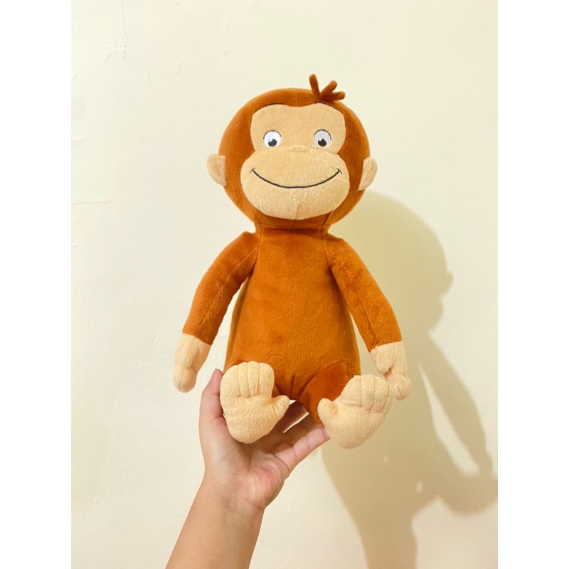 Boneka Karakter Curious George Lucu size 37cm Original / Boneka George the Monkey / Boneka Curious G