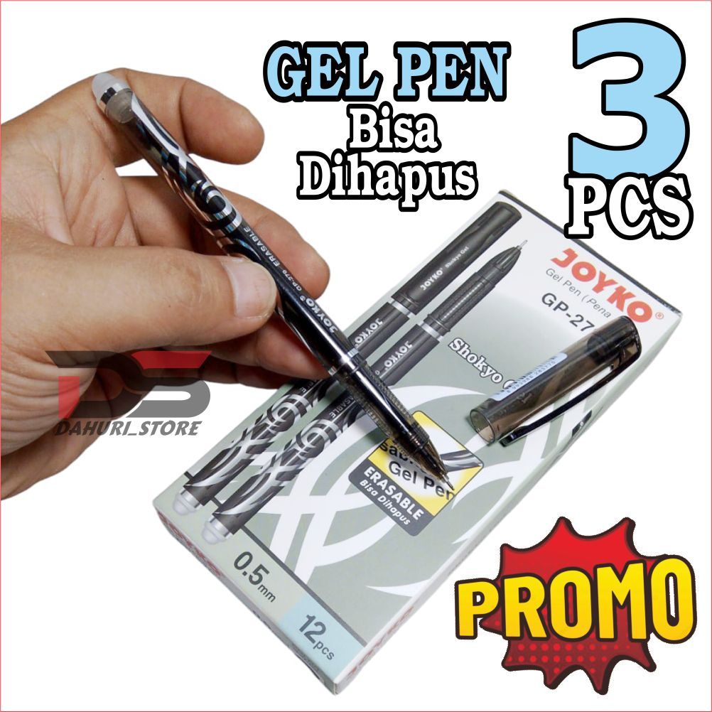 

GEL PEN JOYKO PENA GEL BISA DIHAPUS Pena Bisa di Hapus - Erasable Gel Pen GP 279 HARGA UNTUK 3 pcs