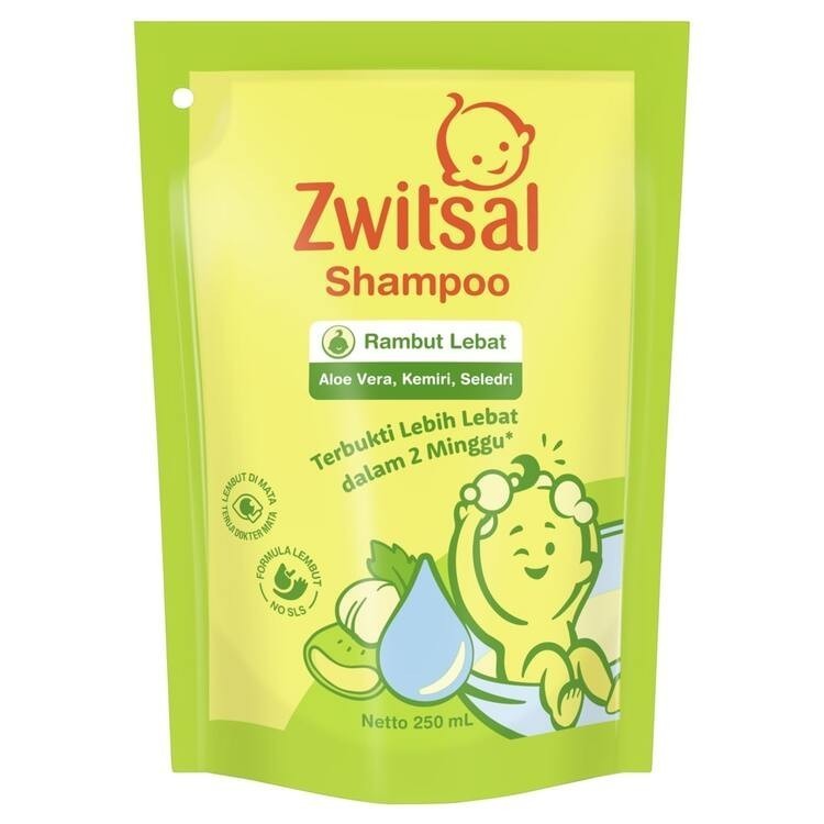Zwitsal Sampo Bayi Aloe Vera, Kemiri 250 Ml