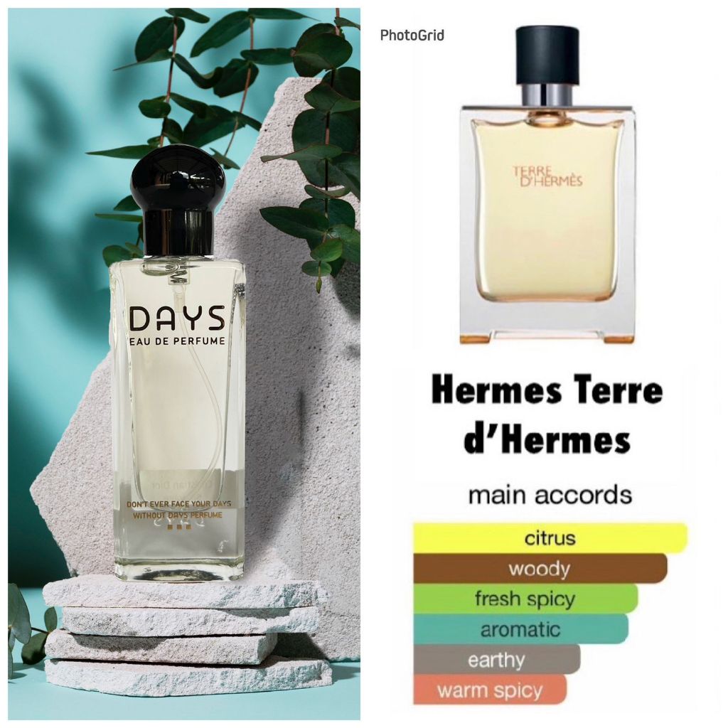 Hermes Terre d' Hermes / Days Parfum Inspired / Days Parfume Solo / Days Parfume