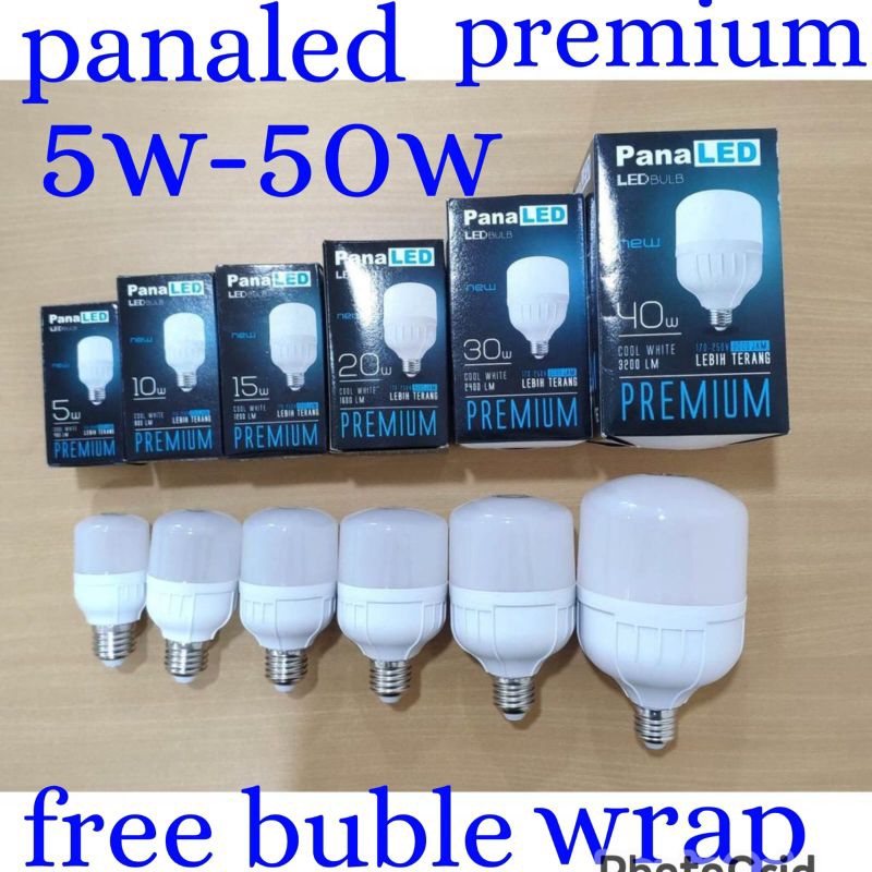 BOHLAM LED PANALED / LAMPU LED 5W-50W