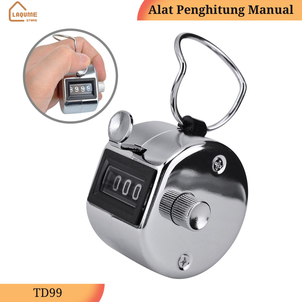 Alat Hitung Pengunjung / Tasbih Manual / Alat Dzikir Manual Stainless
