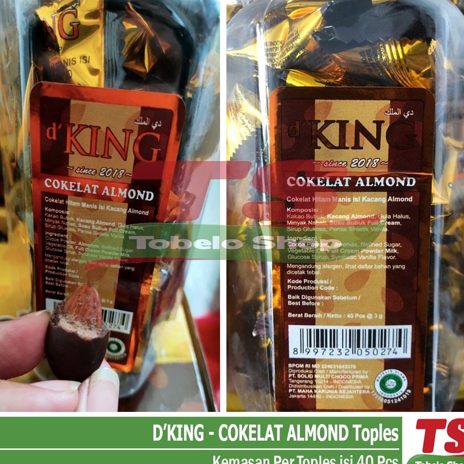 

Spesial Promo DKING COKELAT ALMOND TOPLES COKLAT ALMOND BONIBOL ALMOND DKING COKLAT ALMOND