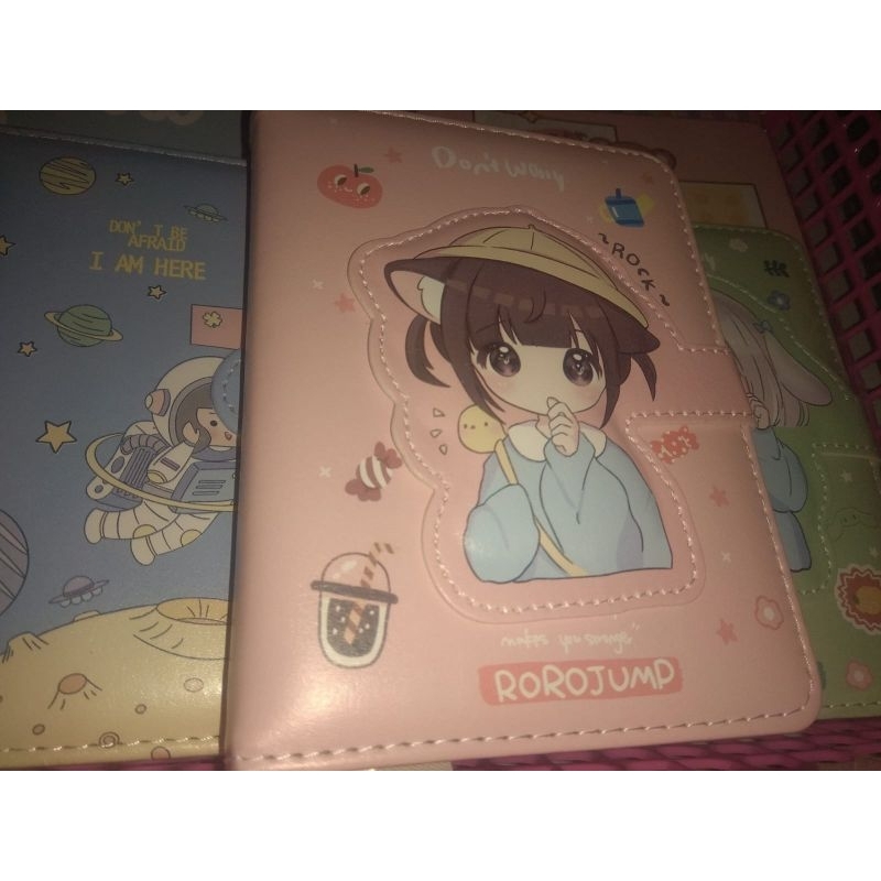 

A6 Jelly Notes Journal Diary Magnetic Roro Jump kertas tebal full color
