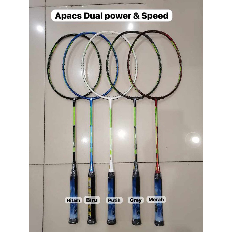 Raket apacs dual power & speed original promo