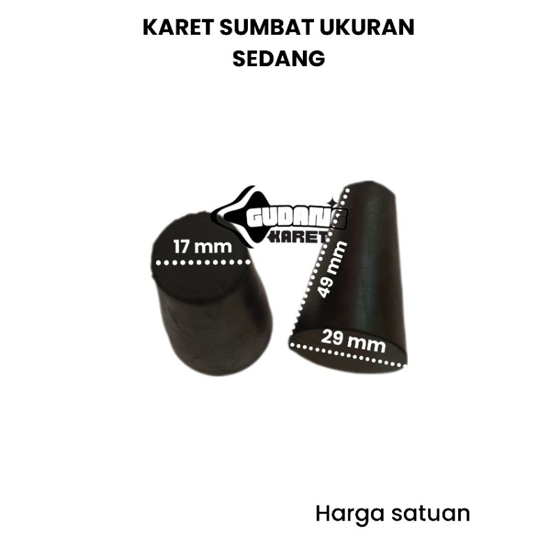 Karet Sumbat Sedang / karet Sumbat Bak mandi