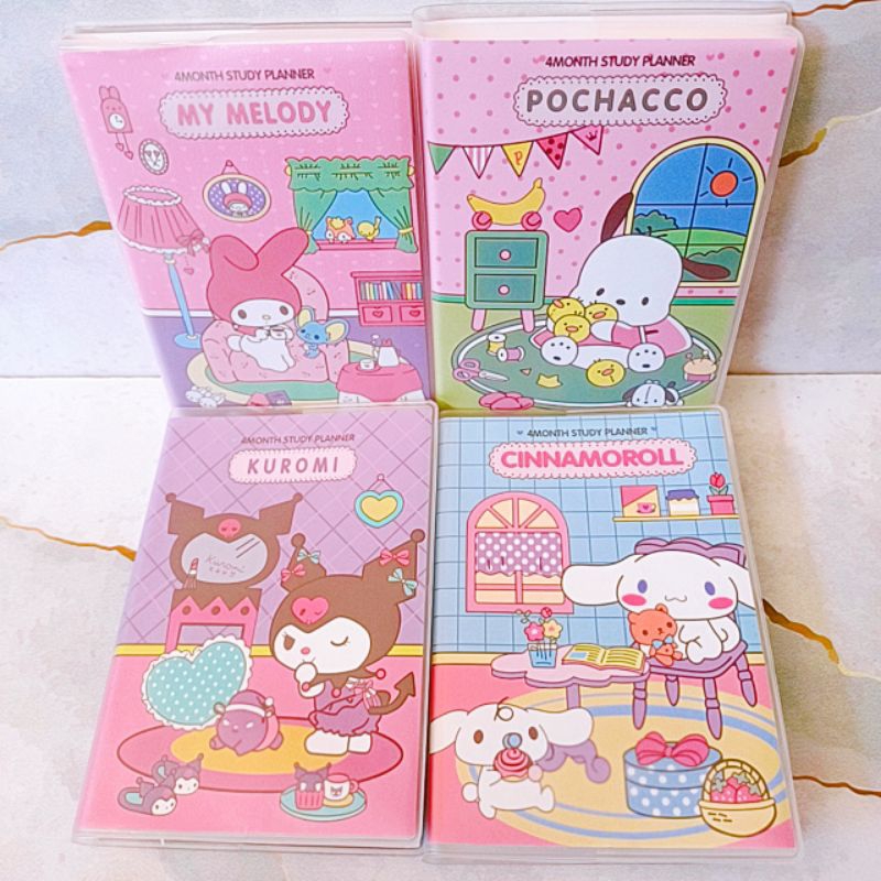 

Notebook Mini Berkarakter Sanrio Buku Catatan mini Portable Sanrio Note A7 Mini Aesthetic