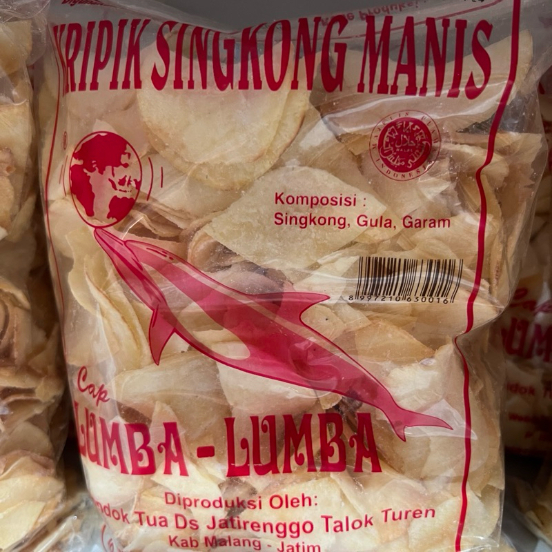 

Keripik Singkong Malang Lumba Kripik Manis atau Asin kemasan 500 gram