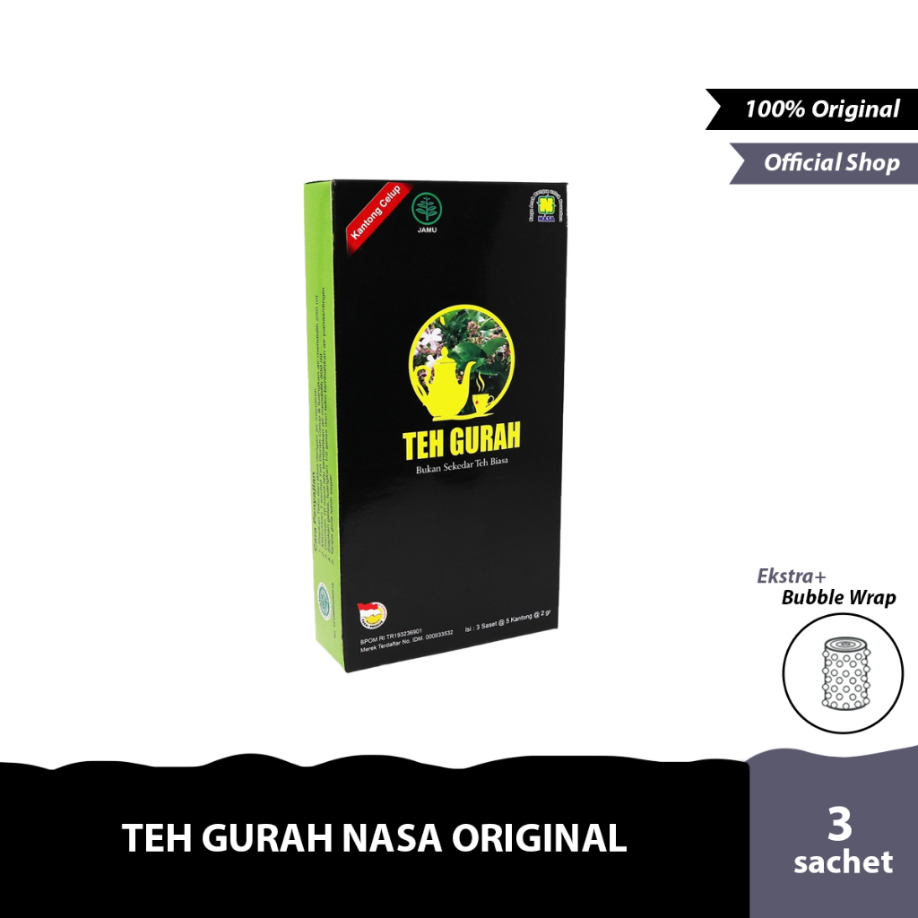 

Teh Gurah nasa - penghilang lendir dan dahak teh herbal alami