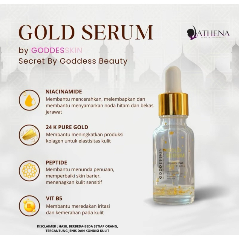 GODDESSKIN SERUM GOLD ATHENA by dr. Richard lee