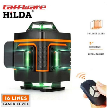 Taffware Hilda LD-515 Mesin Self Leveling Laser 4D 16 Line untuk Pasang Plafon