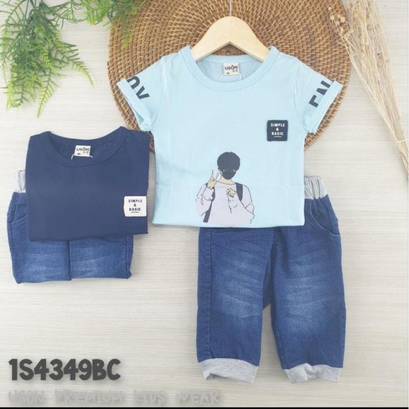 Setelan Kaos Uson Simple & Basic