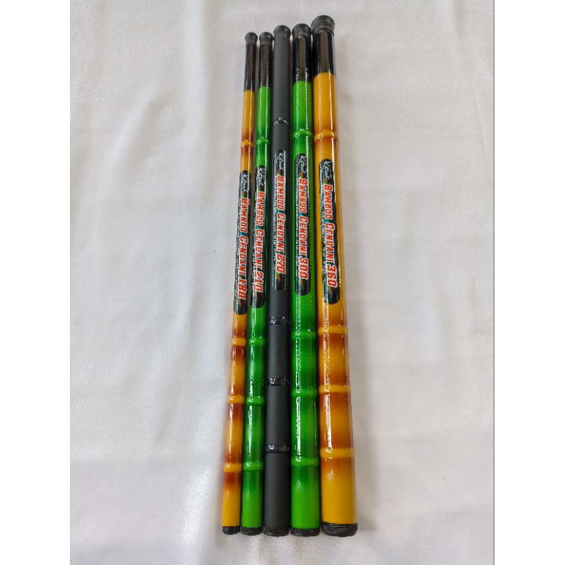 joran tegek katana bambu cendani ruas pendek material fiber premium ringan