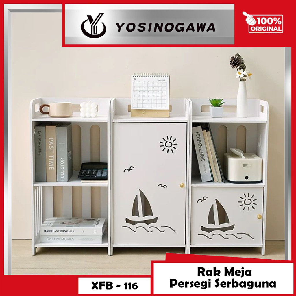 YOSINOGAWA - Rak Penyimpanan Rak Buku Pendaratan Rumah Sederhana Anak-anak, Rak Buku Penyimpanan Buk