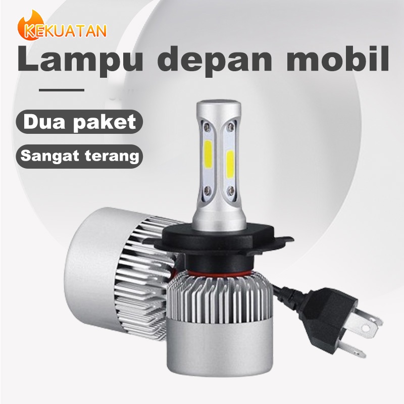 Bohlam LED mobil besar H4/H7/H11 lampu mobil super terang lampu mobil penerangan dua bagian