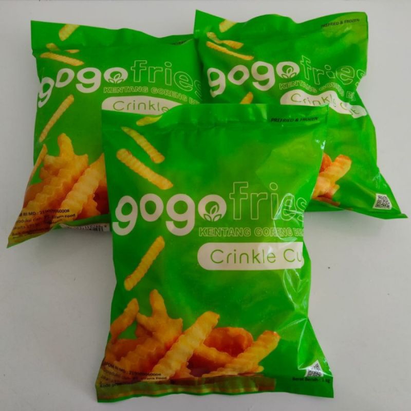 

kentang gogo crinkle cut 1kg