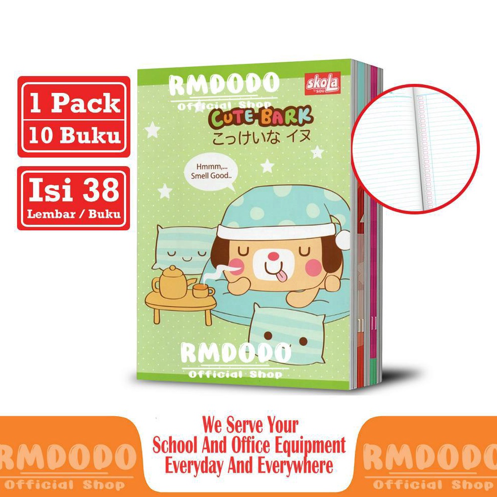 

Rmdodo Buku Tulis Skola 38 Lembar Murah 1 Pack 1 Pcs Buku Buku Tulis Sekolah Halus ERHSU865