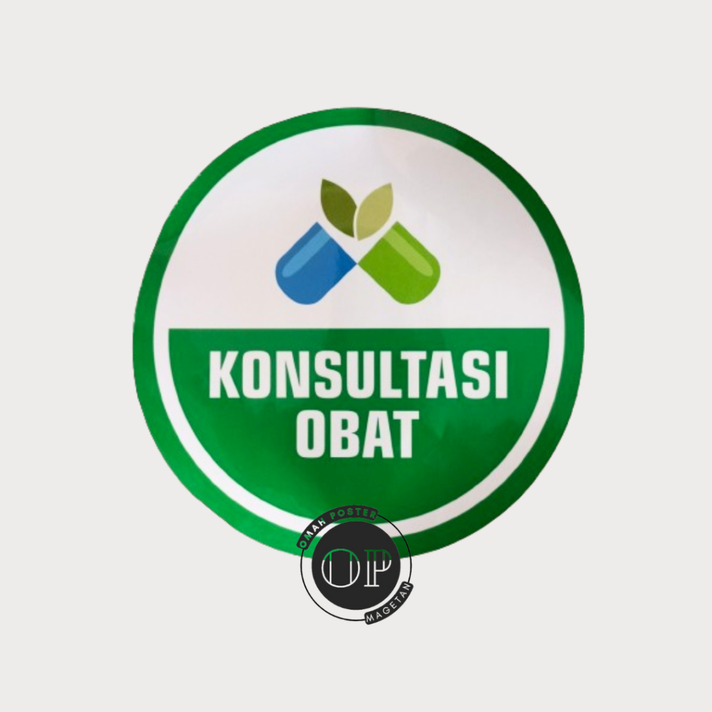 

Stiker Konsultasi Obat - Farmasi - Apotek - Apoteker