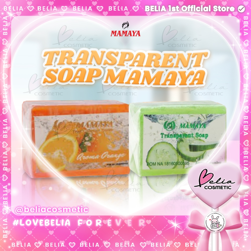 ❤ BELIA ❤ MAMAYA Transparent Soap (✔️BPOM) Sabun batang Mini by Papaya