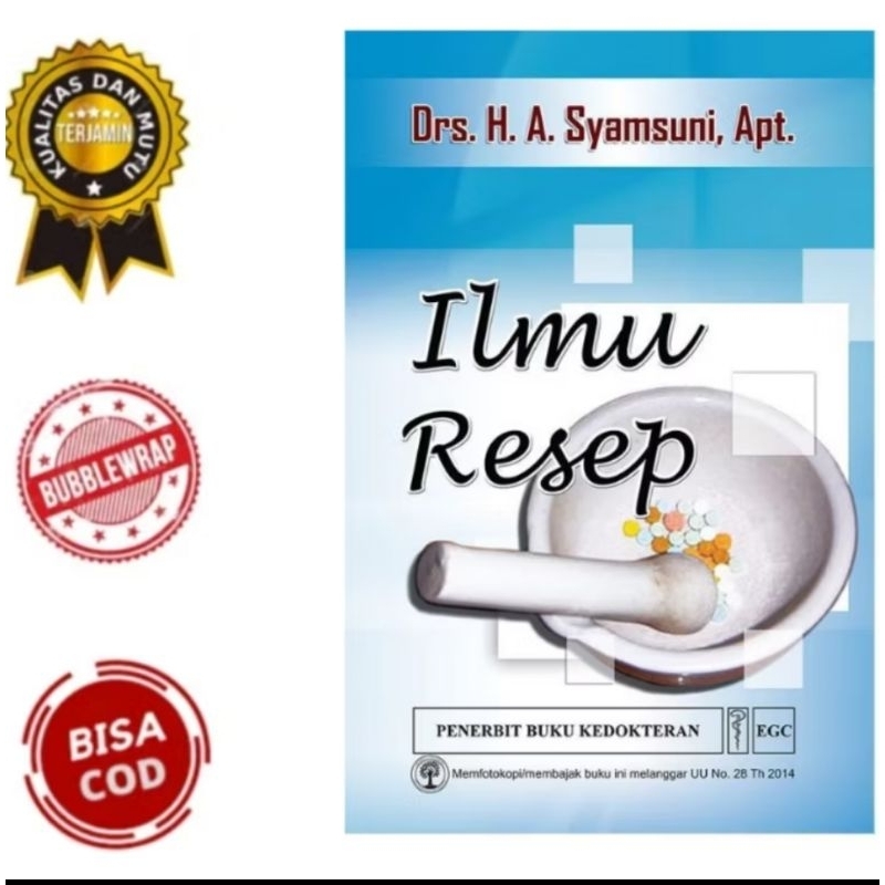 Buku Ilmu Resep Terlaris Berkualitas dan Terjangkau