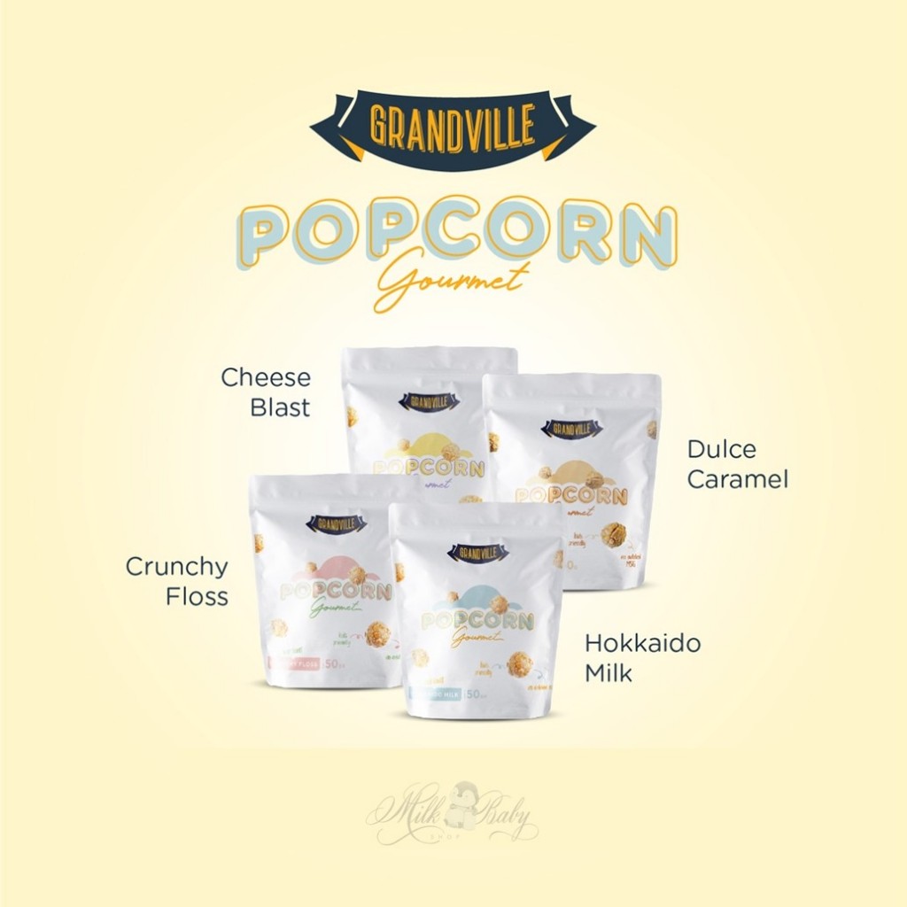 

Grandville Popcorn Gourmet Hokkaido Milk & Crunchy Floss