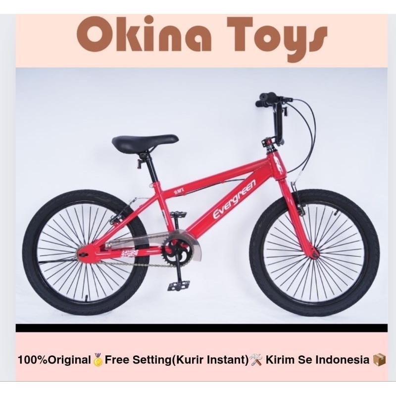 (GOJEK/CARGO) Sepeda Bmx B2  Logan Evergreen  ukuran 12 / 16 / 20 inch sepeda anak BMX ukuran 20 inc