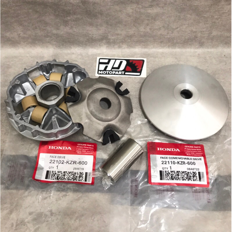 RUMAH ROLLER SET PLUS KIPAS RUMAH ROLLER VARIO 125 FI VARIO 125 OLD VARIO 125 TECHNO KZR