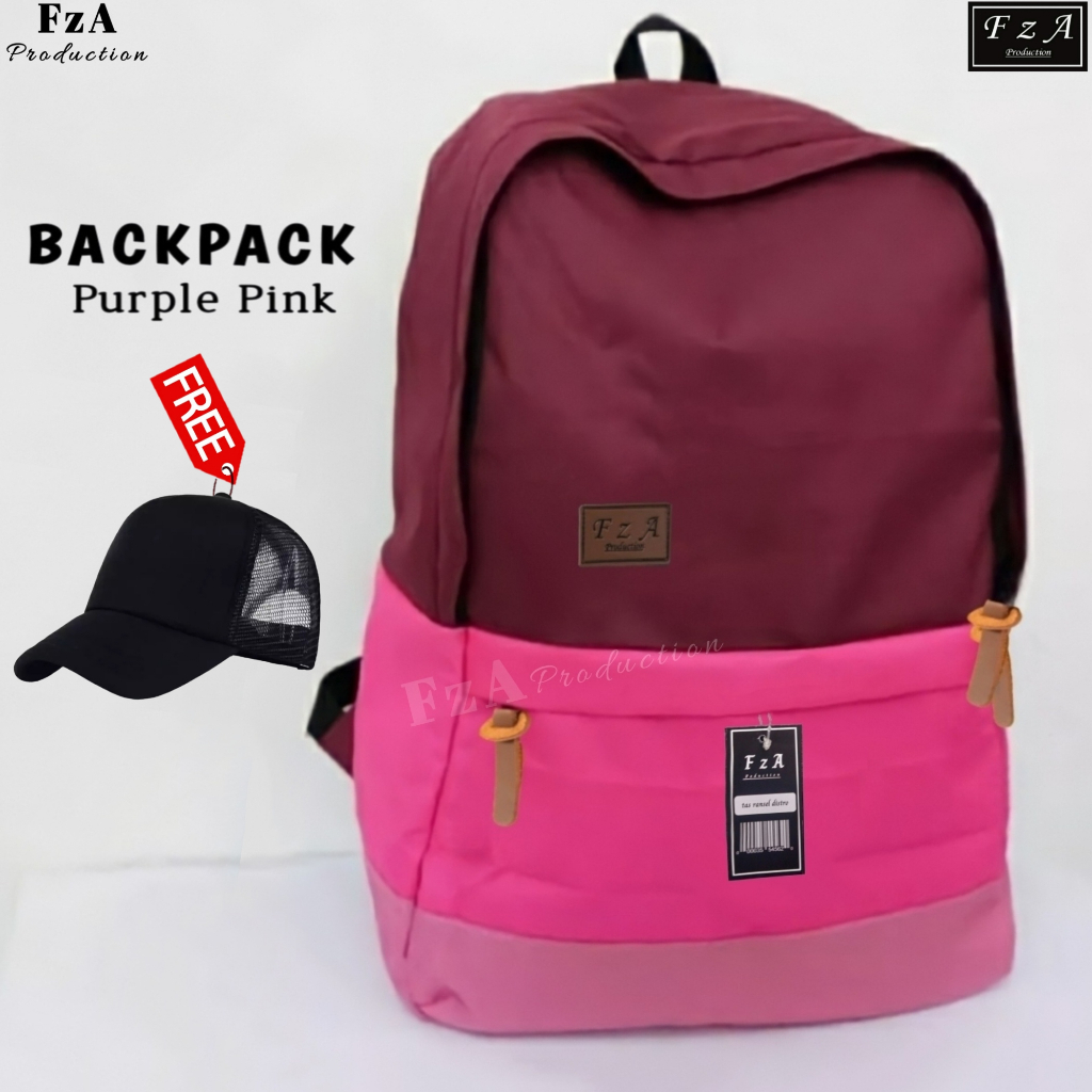 Tas Ransel Gendong Laptop Ransel Pria Wanita Tas Ransel Distro Original Casual Pria Wanita / Tas Bac