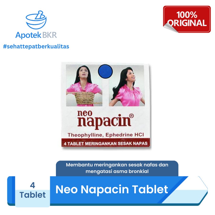 Neo Napacin 4 Tablet - Obat Asma