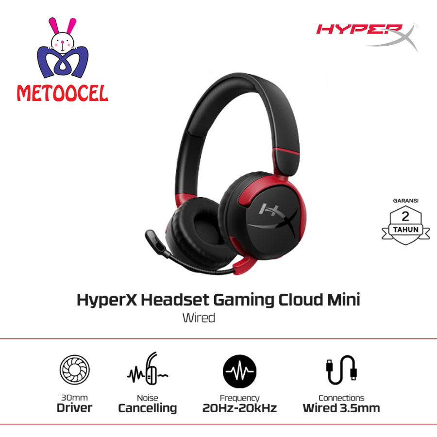 HyperX Headset Gaming Cloud Mini Wired Headphone