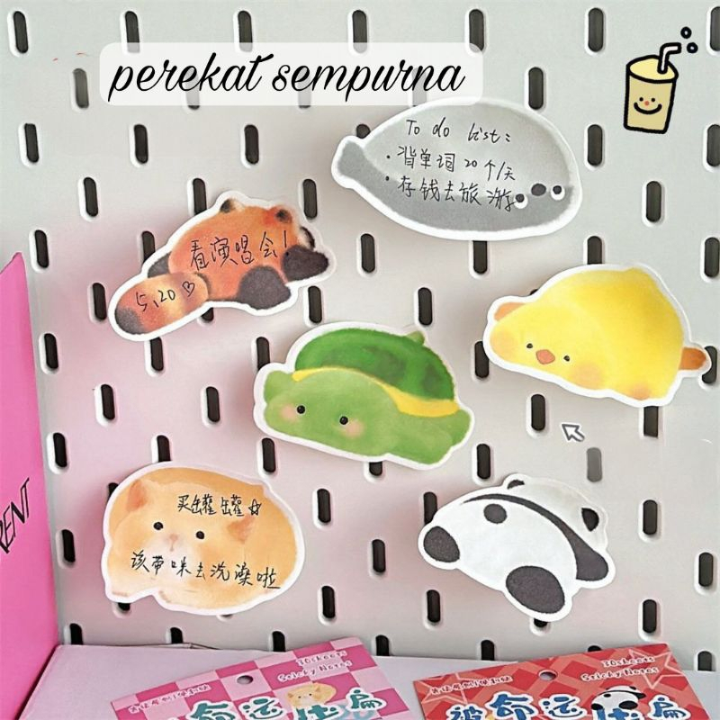 

DY PACK STICKY NOTE MEMOPAD CUTE ANIMAL MM-58