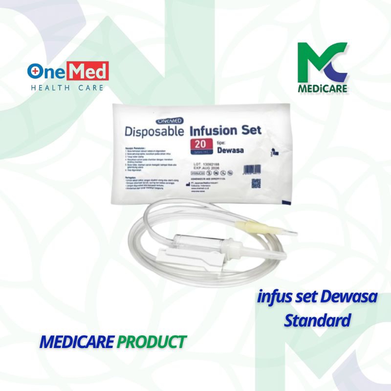 Infus Set Dewasa Onemed / Standard dan Type Y