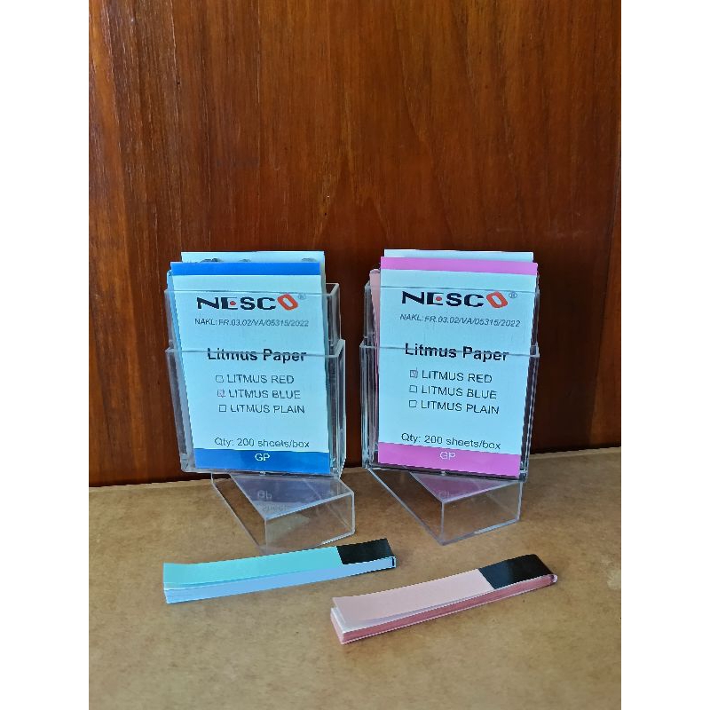 KERTAS LAKMUS NESCO / LITMUS PAPER / KERTAS PH ASAM BASA