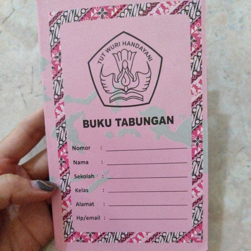 

BUKU TABUNGAN / atk pontianak alat tulis sekolah murah