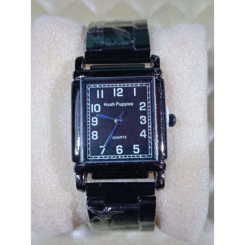 JAM TANGAN WANITA // JAM TANGAN WANITA HUSH PUPPIES // JAM TANGAN WANITA TALI RANTAI WARNA HITAM