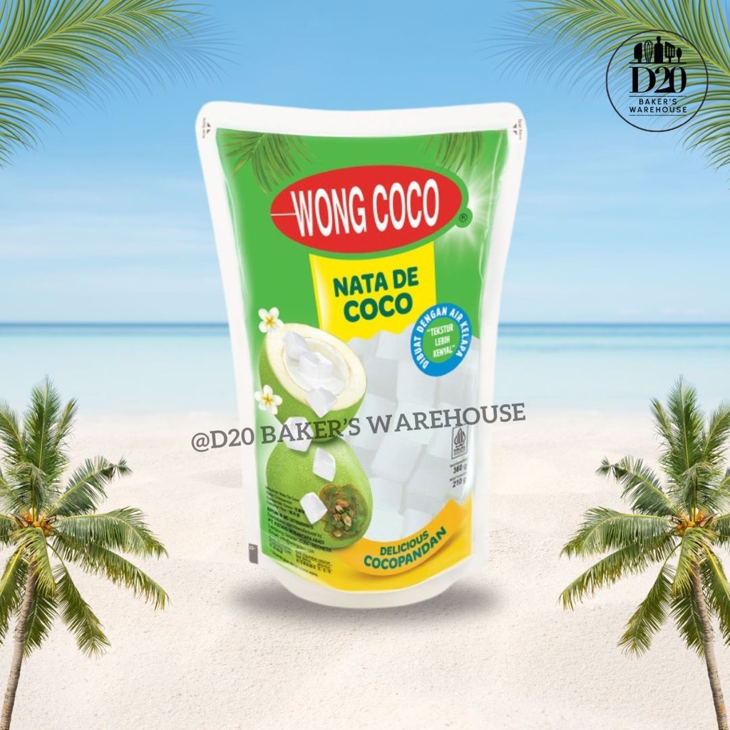 

Wong Coco Nata de Coco Sari Kelapa Cubes 360gr