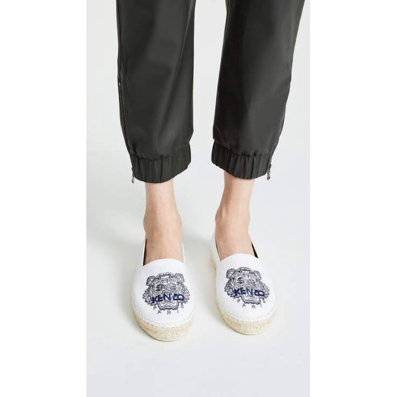 Kenzo Shoes Espadrille Bordir - White