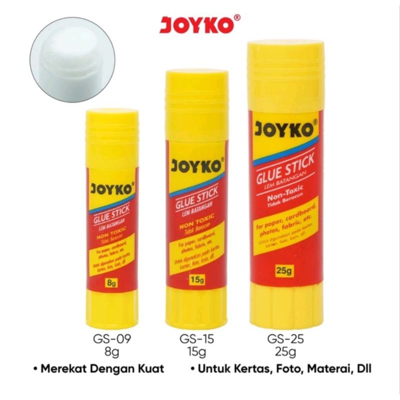 

HSS- LEM GLUE STICK LEM KERTAS BATANG JOYKO GS-09 8G