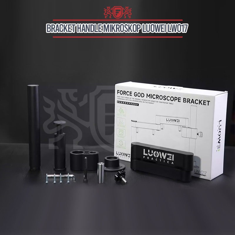 Bracket Handle Mikroskop Luowei LW017 /  Luowei LW-017 Stand Mikroskop Bracket / Lengan Mikroskop Lu