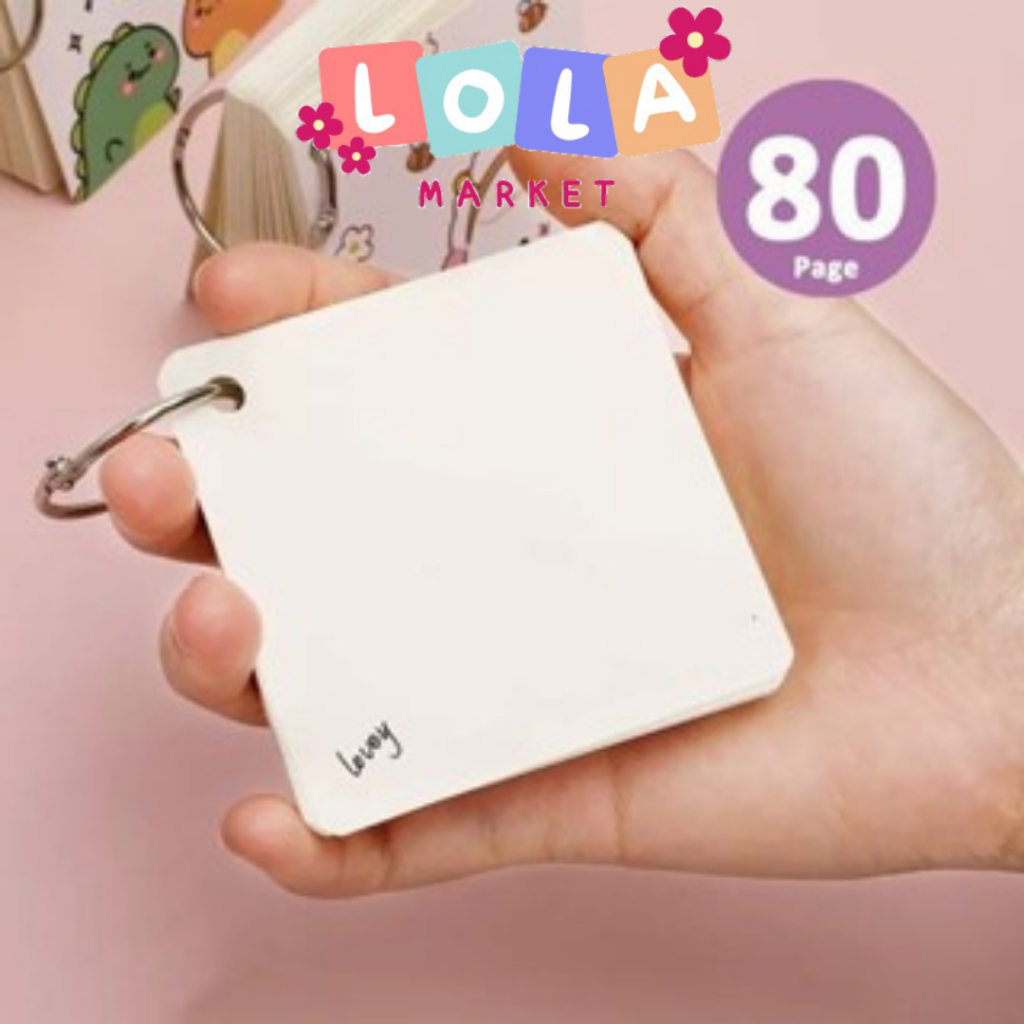 

Notebook/Loose leaf book/Buku Cincin/Sticky note Gantungan memo hamster dino sticky note lucu