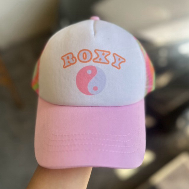 ROXY topi trucker pink NEW ORIGINAL 100%