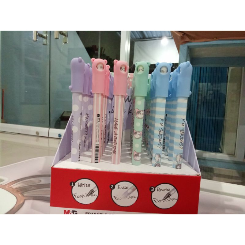 

M&G ERASABLE GEL PEN,BULLET TIP