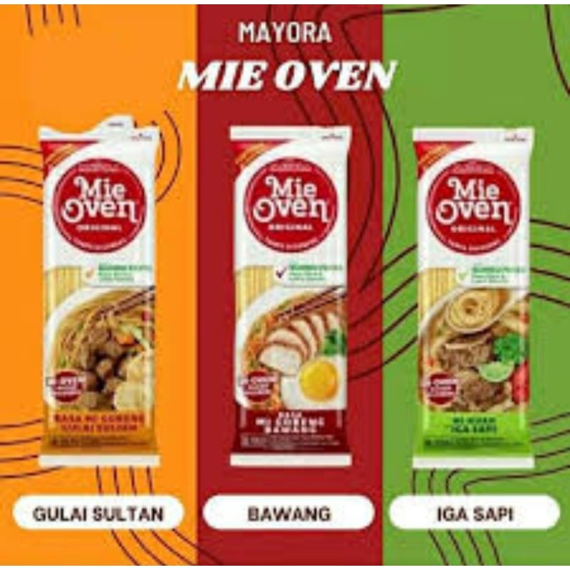 

Mie Oven Goreng Dan Kuah