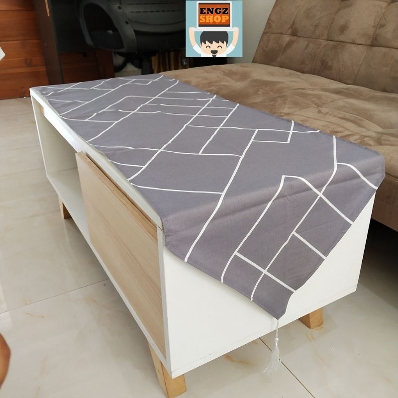 taplak meja tamu persegi panjang