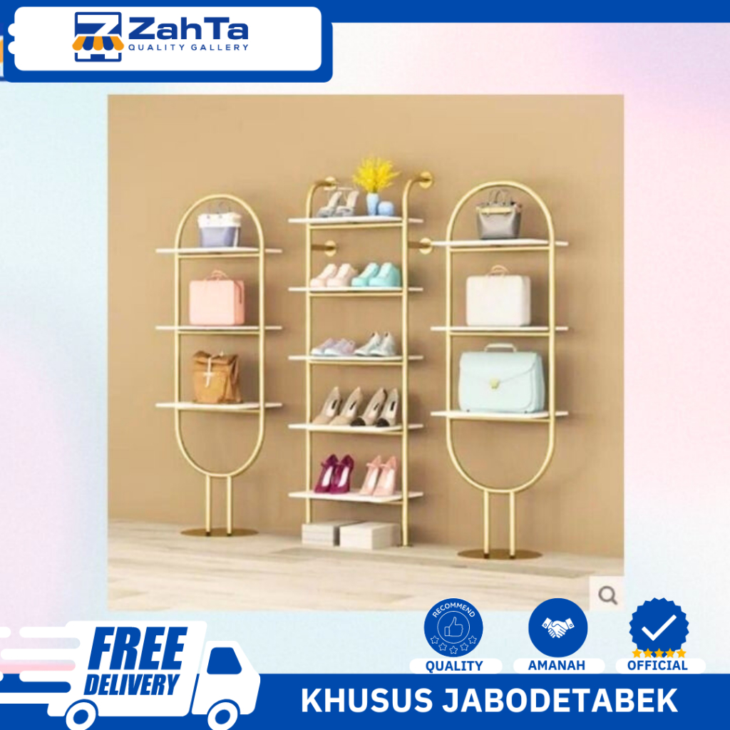 1 SET RAK DISTRO MINIMALIS PAKET RAK