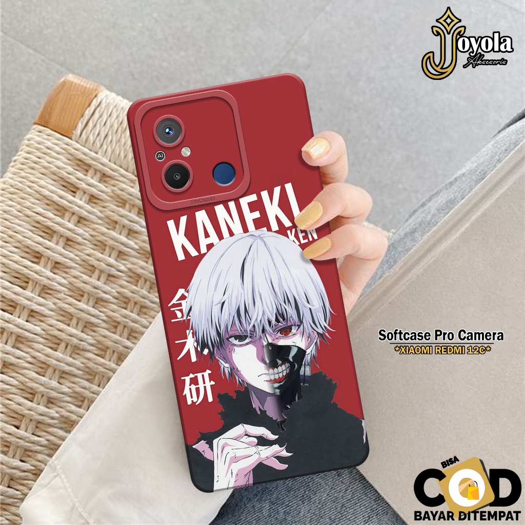 JOYOLA Case XIAOMI REDMI 12C - Fahion Case Anime - Softcase XIAOMI REDMI 12C - Pro Camera - Casing X