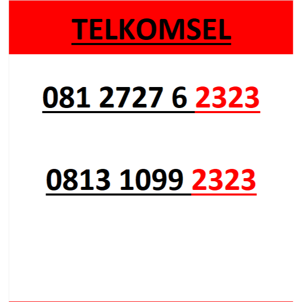 nomor cantik telkomsel simpati seri abab 2323 murah lengkap wn84 350